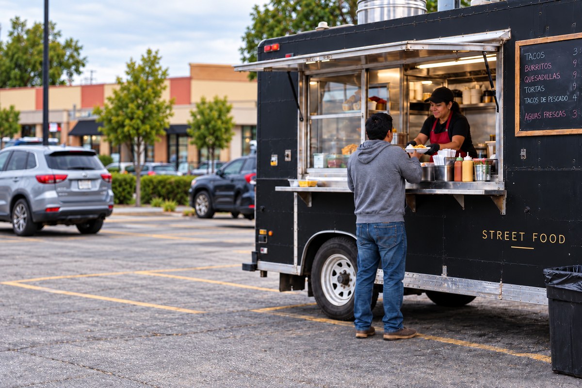 Producción conceptual de RM Visual Studio para un food truck